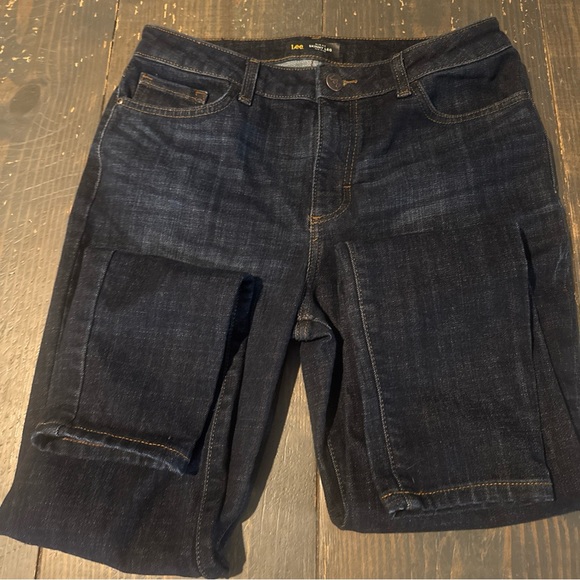 Lee Men's Dark Blue Jean Cargo Shorts - Picture 1 of 2